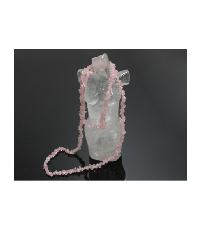 Collar Cuarzo Rosa