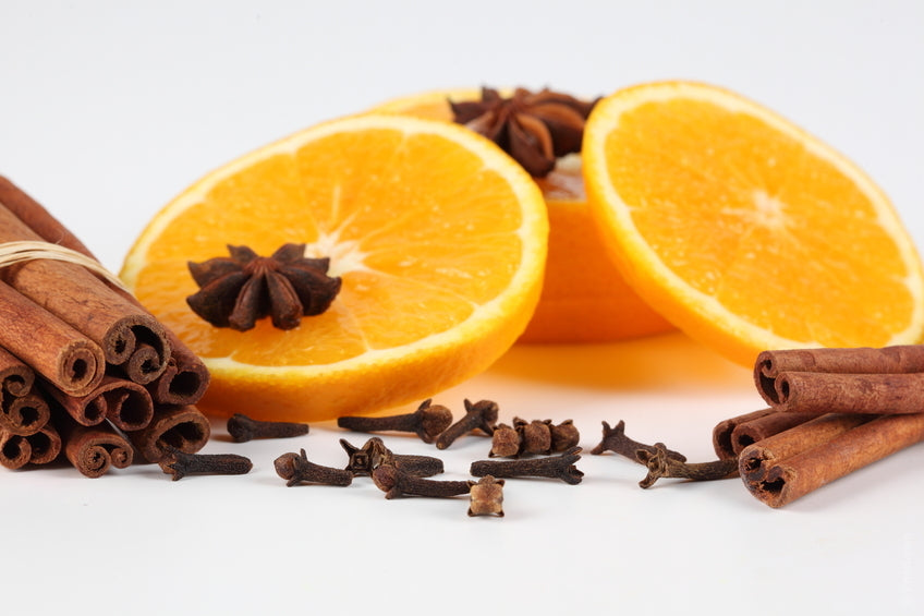 Vela Naranja y Canela